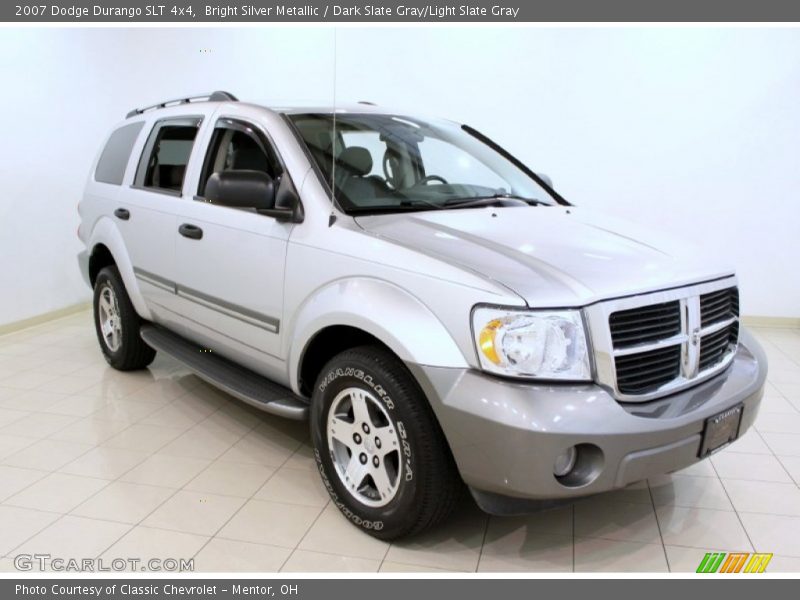 Bright Silver Metallic / Dark Slate Gray/Light Slate Gray 2007 Dodge Durango SLT 4x4