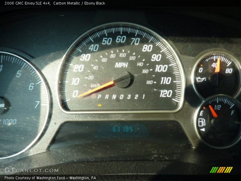Carbon Metallic / Ebony Black 2006 GMC Envoy SLE 4x4