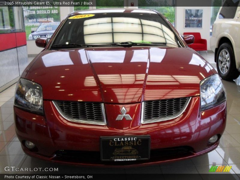 Ultra Red Pearl / Black 2005 Mitsubishi Galant ES