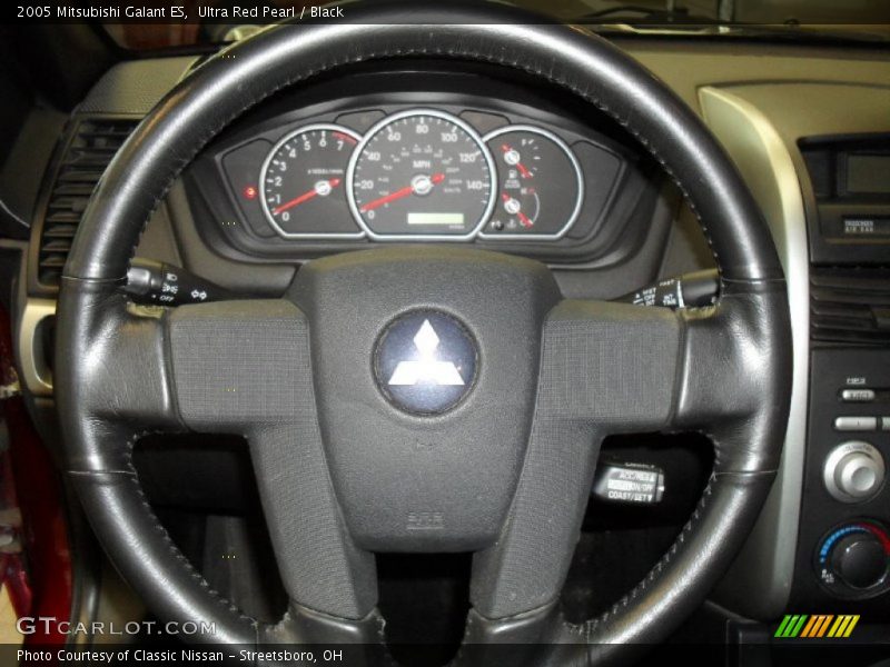 Ultra Red Pearl / Black 2005 Mitsubishi Galant ES