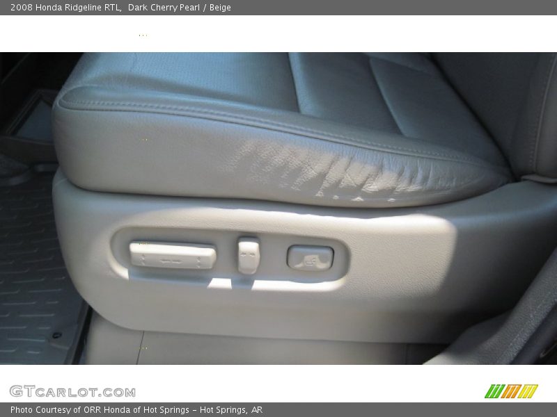 Dark Cherry Pearl / Beige 2008 Honda Ridgeline RTL