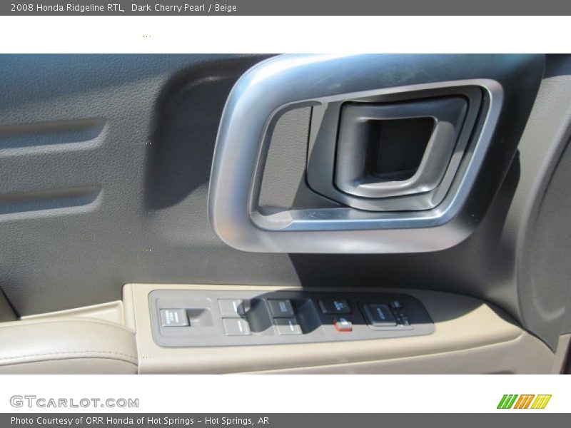 Dark Cherry Pearl / Beige 2008 Honda Ridgeline RTL