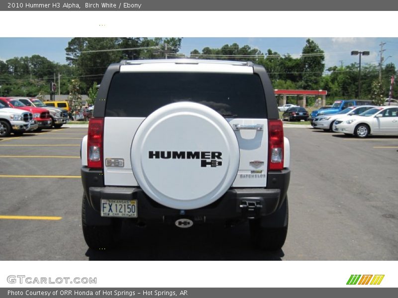 Birch White / Ebony 2010 Hummer H3 Alpha