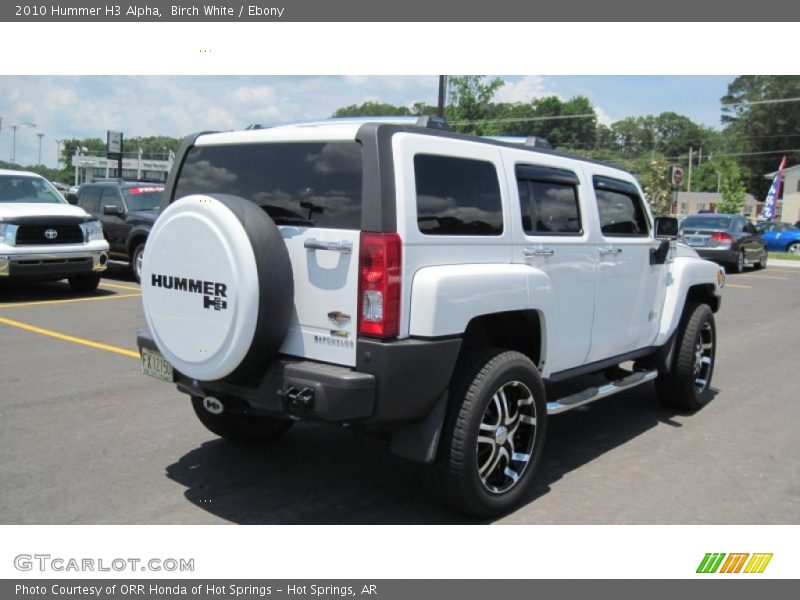 Birch White / Ebony 2010 Hummer H3 Alpha