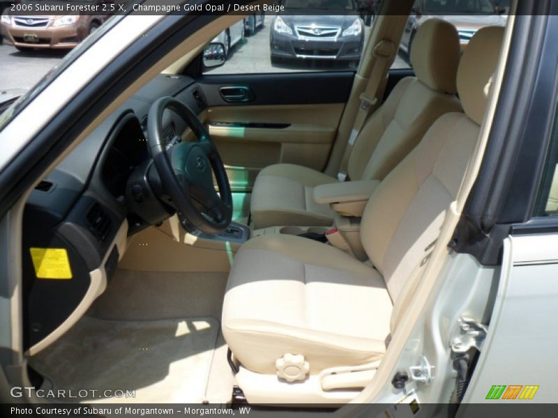 Champagne Gold Opal / Desert Beige 2006 Subaru Forester 2.5 X
