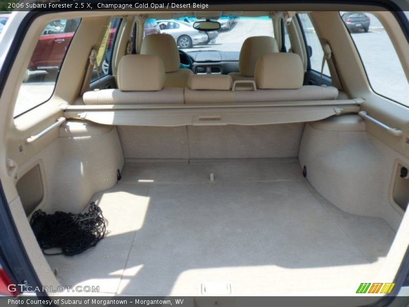 Champagne Gold Opal / Desert Beige 2006 Subaru Forester 2.5 X