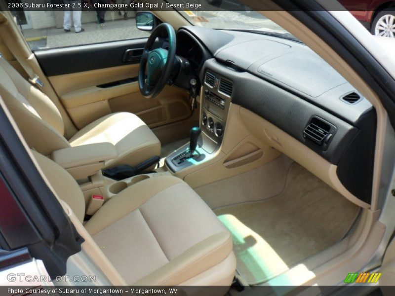 Champagne Gold Opal / Desert Beige 2006 Subaru Forester 2.5 X