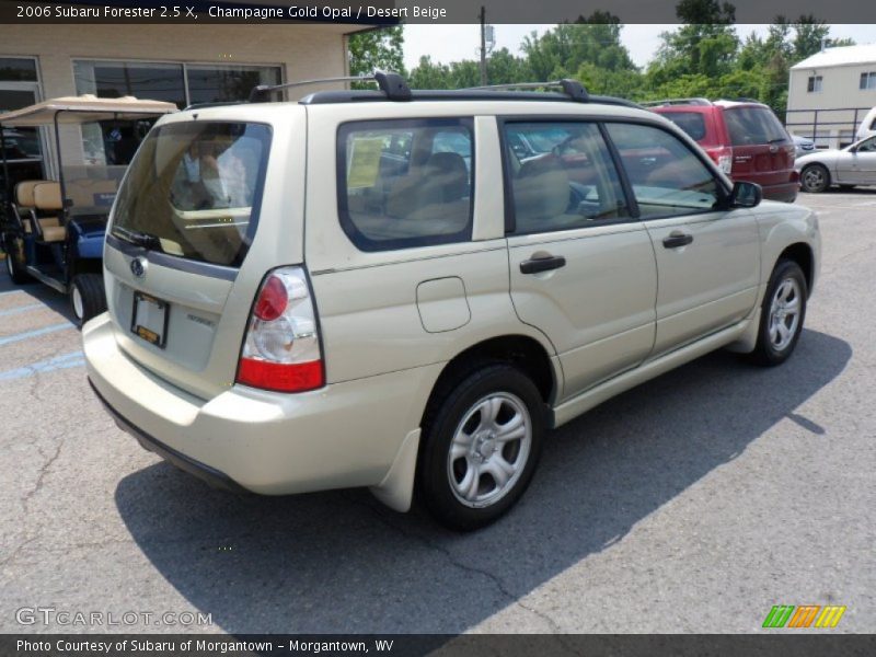 Champagne Gold Opal / Desert Beige 2006 Subaru Forester 2.5 X
