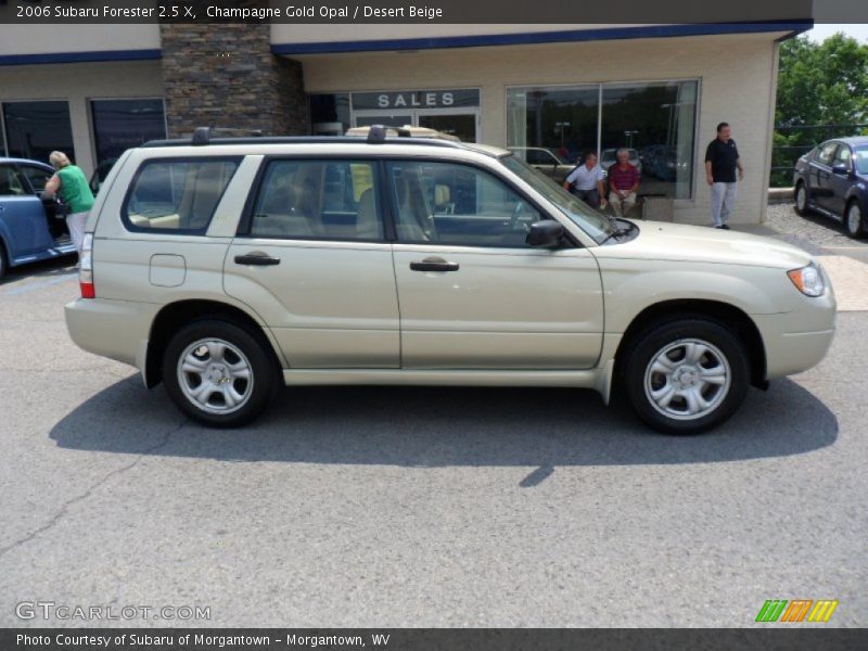 Champagne Gold Opal / Desert Beige 2006 Subaru Forester 2.5 X
