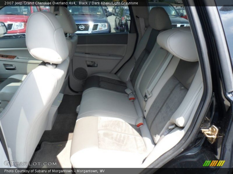 Black / Dark Khaki/Light Graystone 2007 Jeep Grand Cherokee Overland 4x4