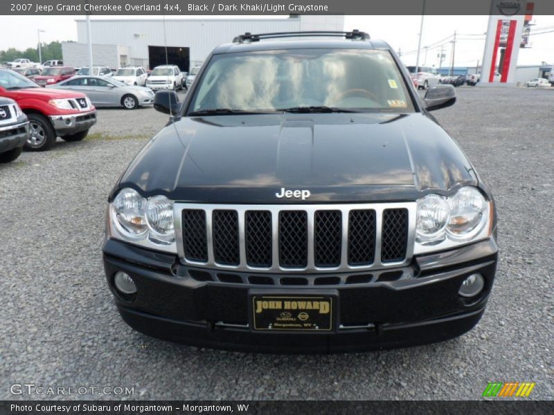 Black / Dark Khaki/Light Graystone 2007 Jeep Grand Cherokee Overland 4x4