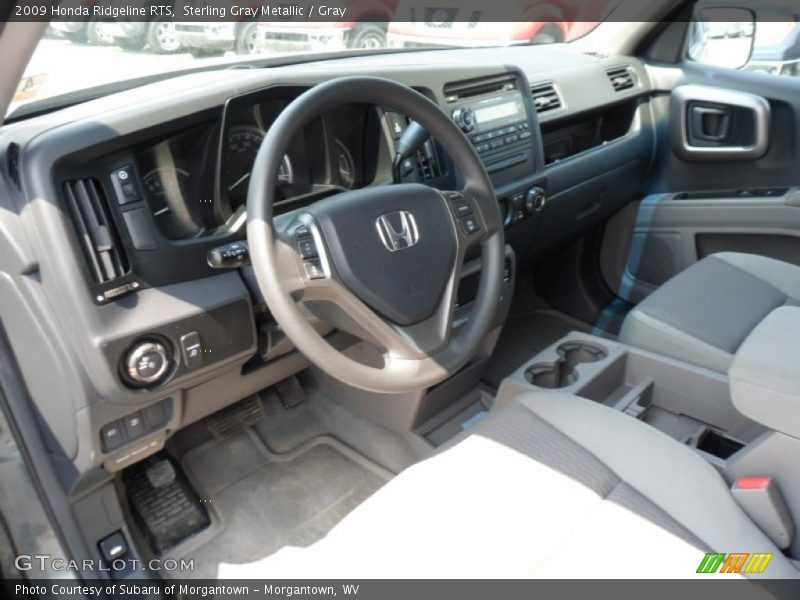 Sterling Gray Metallic / Gray 2009 Honda Ridgeline RTS