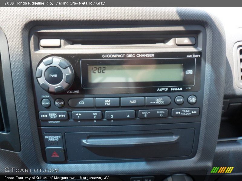 Sterling Gray Metallic / Gray 2009 Honda Ridgeline RTS