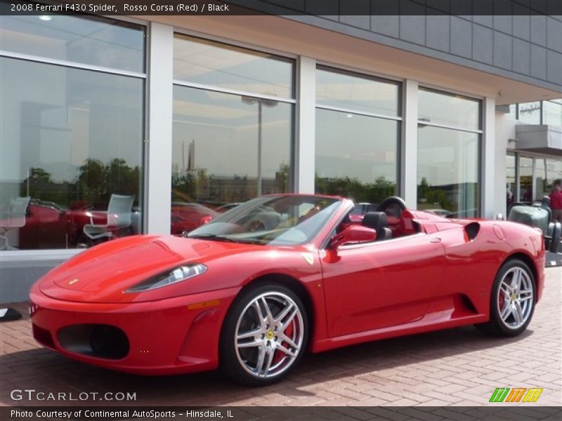 Front 3/4 View of 2008 F430 Spider