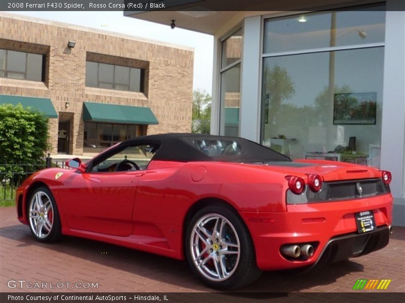 Rosso Corsa (Red) / Black 2008 Ferrari F430 Spider