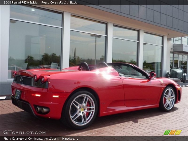 Rosso Corsa (Red) / Black 2008 Ferrari F430 Spider