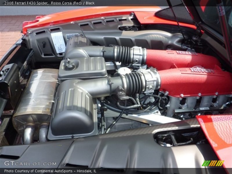  2008 F430 Spider Engine - 4.3 Liter DOHC 32-Valve VVT V8