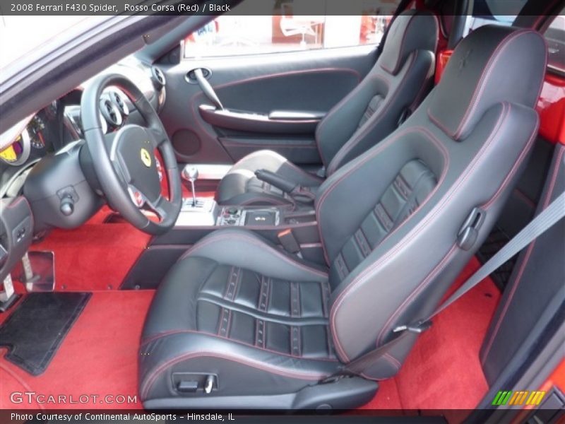  2008 F430 Spider Black Interior