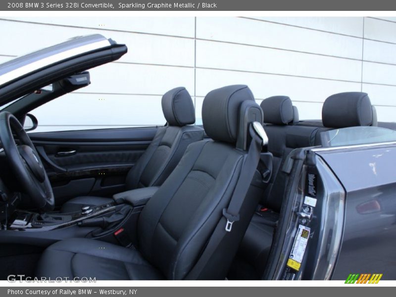 Sparkling Graphite Metallic / Black 2008 BMW 3 Series 328i Convertible