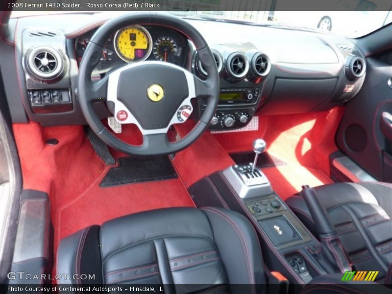 Black Interior - 2008 F430 Spider 