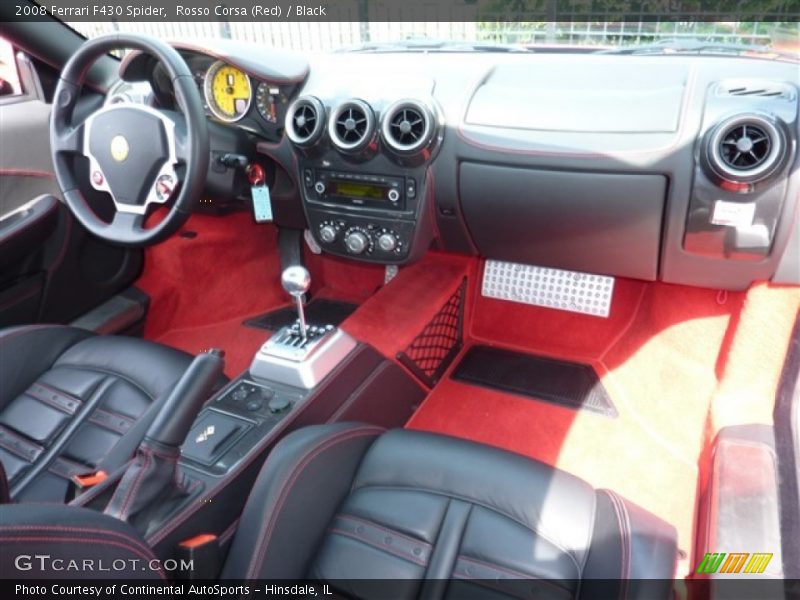 Dashboard of 2008 F430 Spider