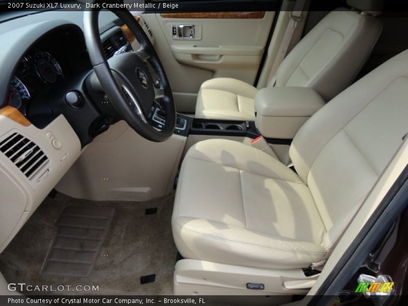 Dark Cranberry Metallic / Beige 2007 Suzuki XL7 Luxury