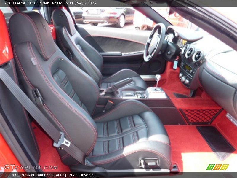  2008 F430 Spider Black Interior