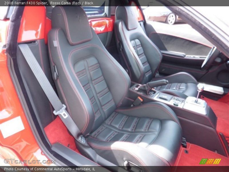  2008 F430 Spider Black Interior