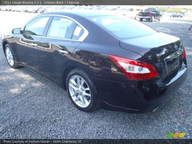 Crimson Black / Charcoal 2011 Nissan Maxima 3.5 S