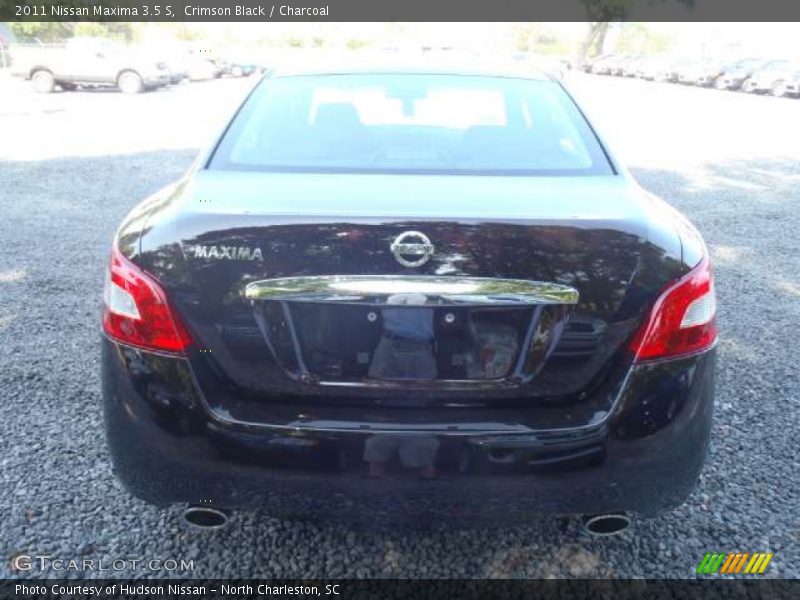 Crimson Black / Charcoal 2011 Nissan Maxima 3.5 S