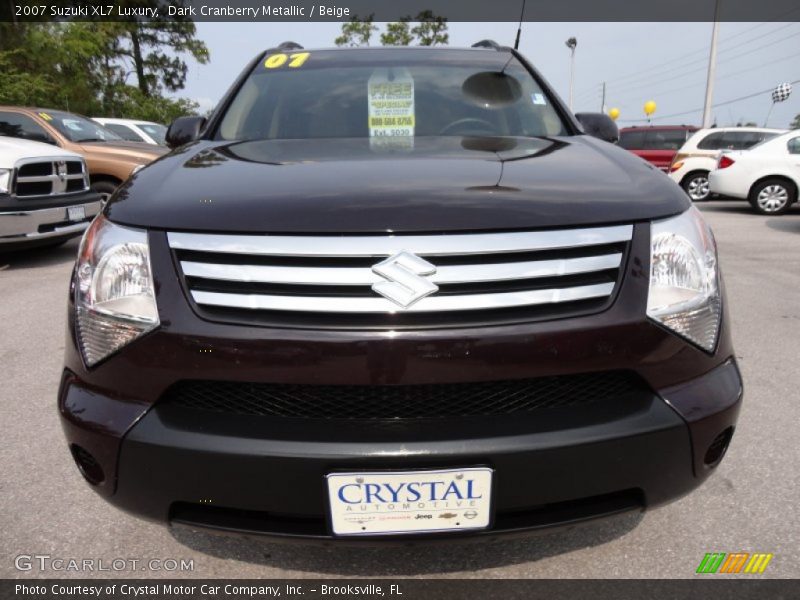 Dark Cranberry Metallic / Beige 2007 Suzuki XL7 Luxury