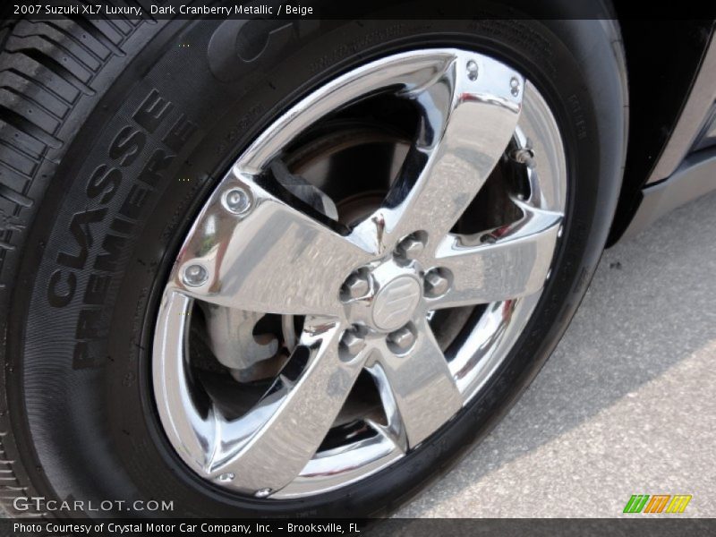 Dark Cranberry Metallic / Beige 2007 Suzuki XL7 Luxury