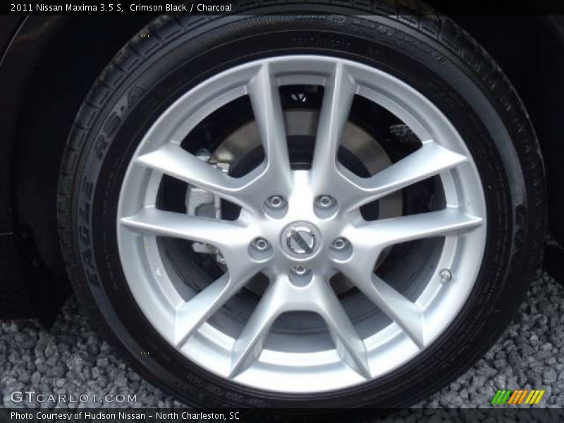 Crimson Black / Charcoal 2011 Nissan Maxima 3.5 S