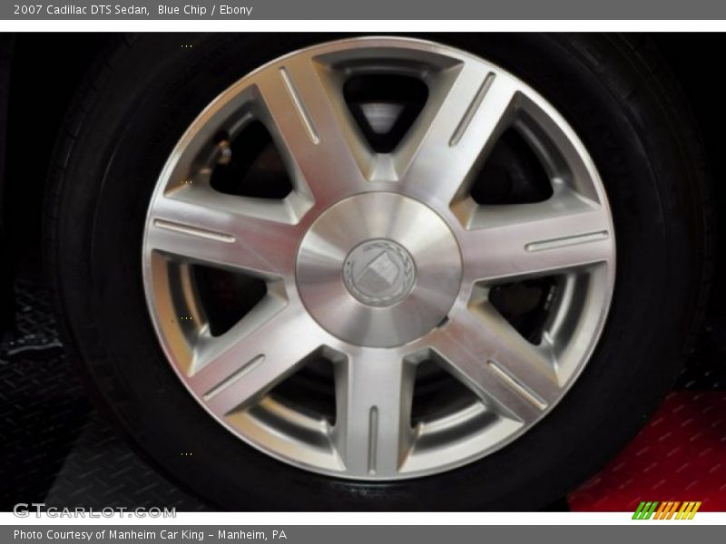 Blue Chip / Ebony 2007 Cadillac DTS Sedan