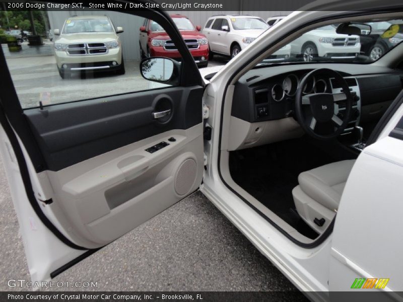Stone White / Dark Slate Gray/Light Graystone 2006 Dodge Charger SXT