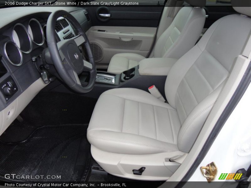 Stone White / Dark Slate Gray/Light Graystone 2006 Dodge Charger SXT