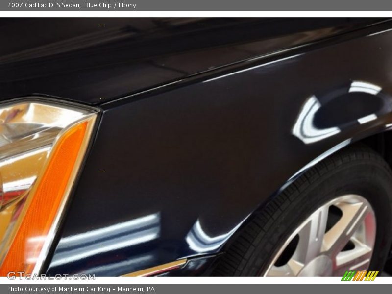 Blue Chip / Ebony 2007 Cadillac DTS Sedan