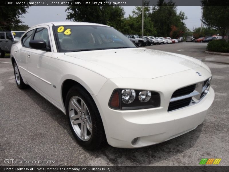 Stone White / Dark Slate Gray/Light Graystone 2006 Dodge Charger SXT