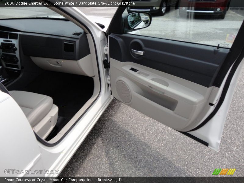 Stone White / Dark Slate Gray/Light Graystone 2006 Dodge Charger SXT