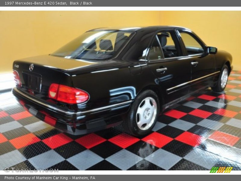 Black / Black 1997 Mercedes-Benz E 420 Sedan