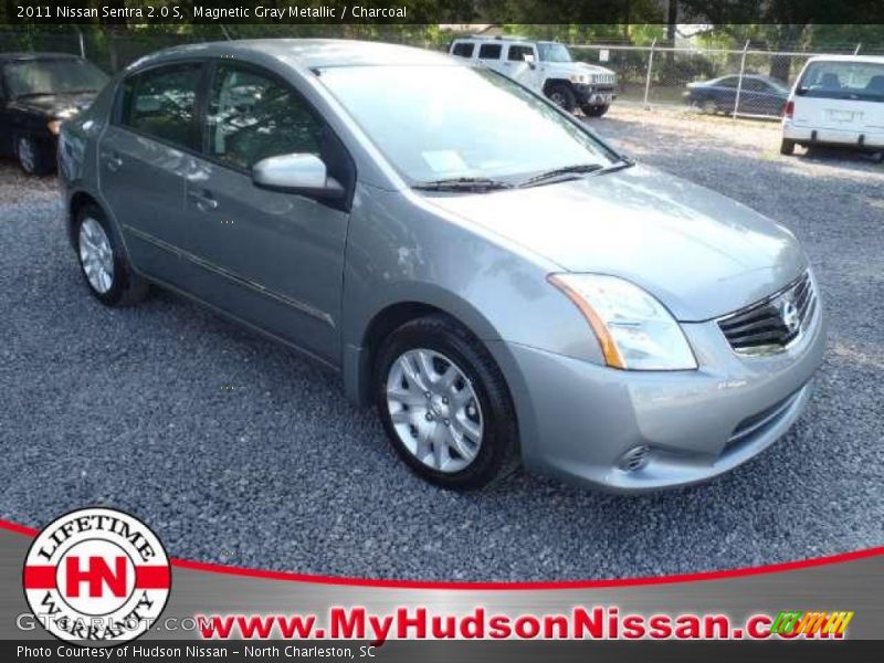 Magnetic Gray Metallic / Charcoal 2011 Nissan Sentra 2.0 S