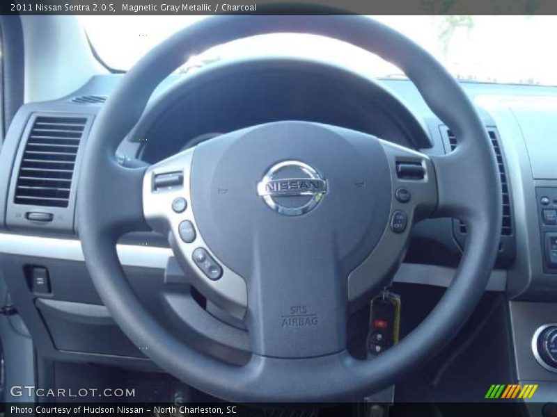 Magnetic Gray Metallic / Charcoal 2011 Nissan Sentra 2.0 S
