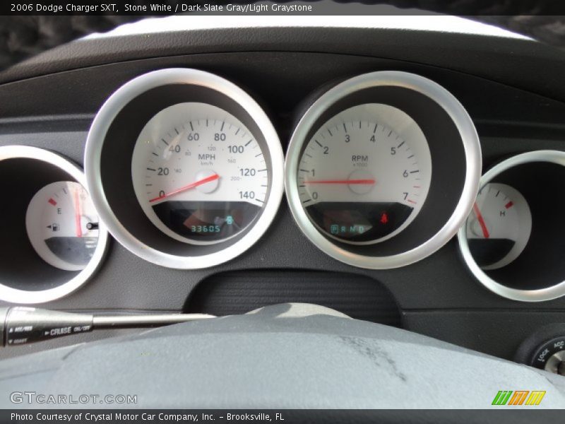 Stone White / Dark Slate Gray/Light Graystone 2006 Dodge Charger SXT