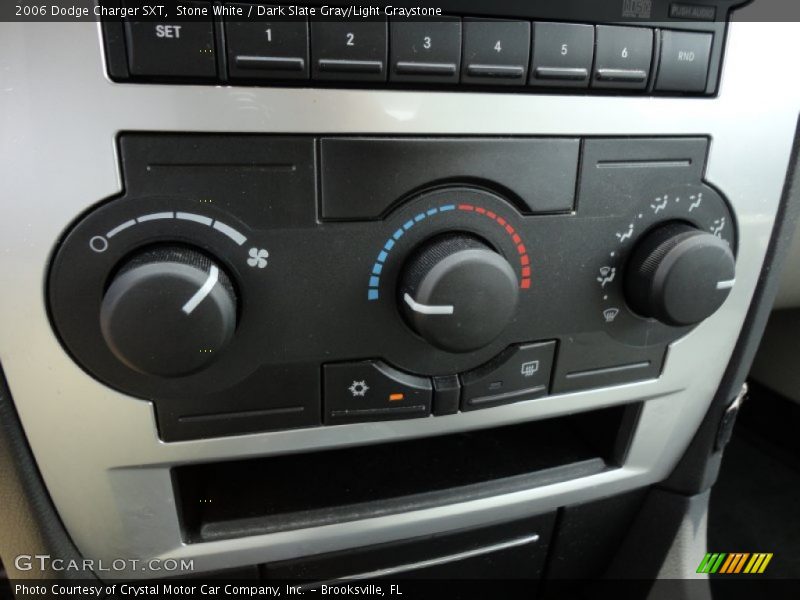 Stone White / Dark Slate Gray/Light Graystone 2006 Dodge Charger SXT