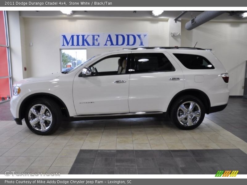 Stone White / Black/Tan 2011 Dodge Durango Citadel 4x4