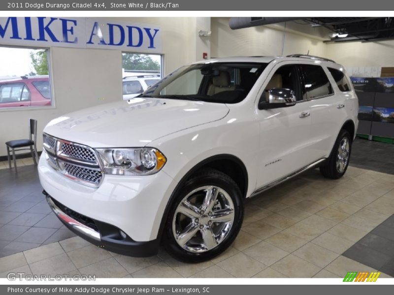 Stone White / Black/Tan 2011 Dodge Durango Citadel 4x4