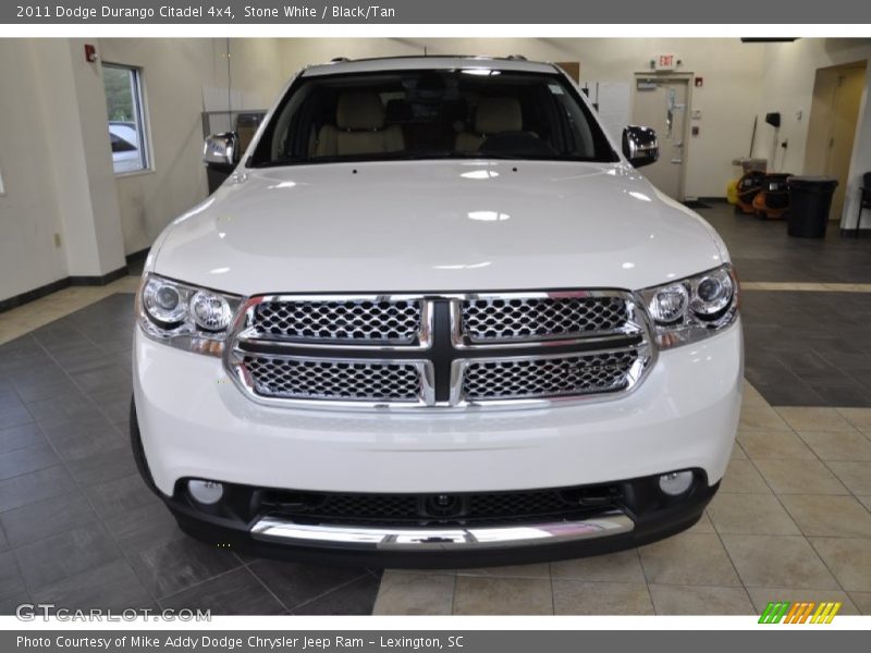 Stone White / Black/Tan 2011 Dodge Durango Citadel 4x4