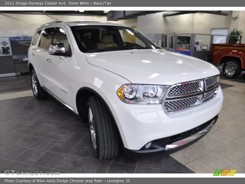 Stone White / Black/Tan 2011 Dodge Durango Citadel 4x4