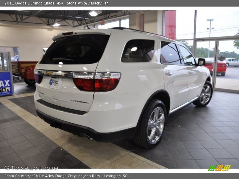 Stone White / Black/Tan 2011 Dodge Durango Citadel 4x4