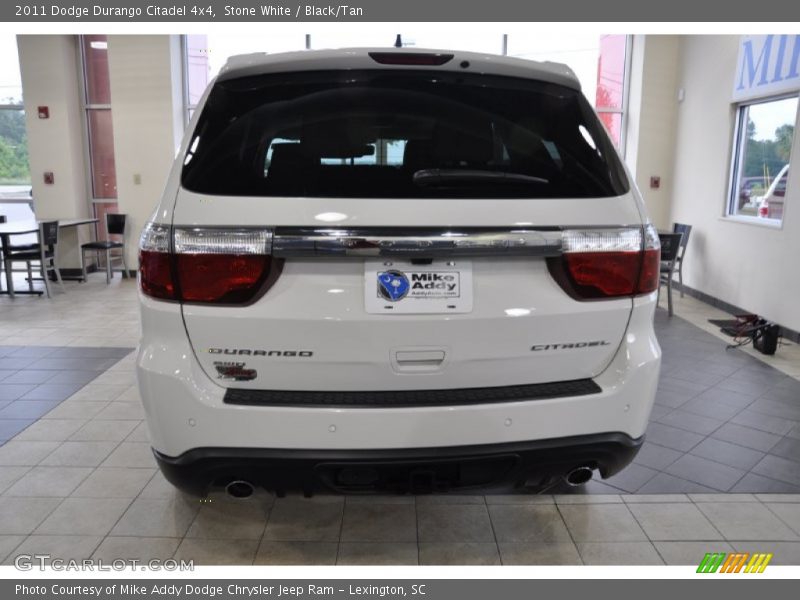Stone White / Black/Tan 2011 Dodge Durango Citadel 4x4